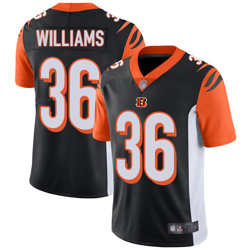 Cincinnati Bengals Limited Black Men Shawn Williams Home Jersey NFL Footballl #36 Vapor Untouchable->cincinnati bengals->NFL Jersey